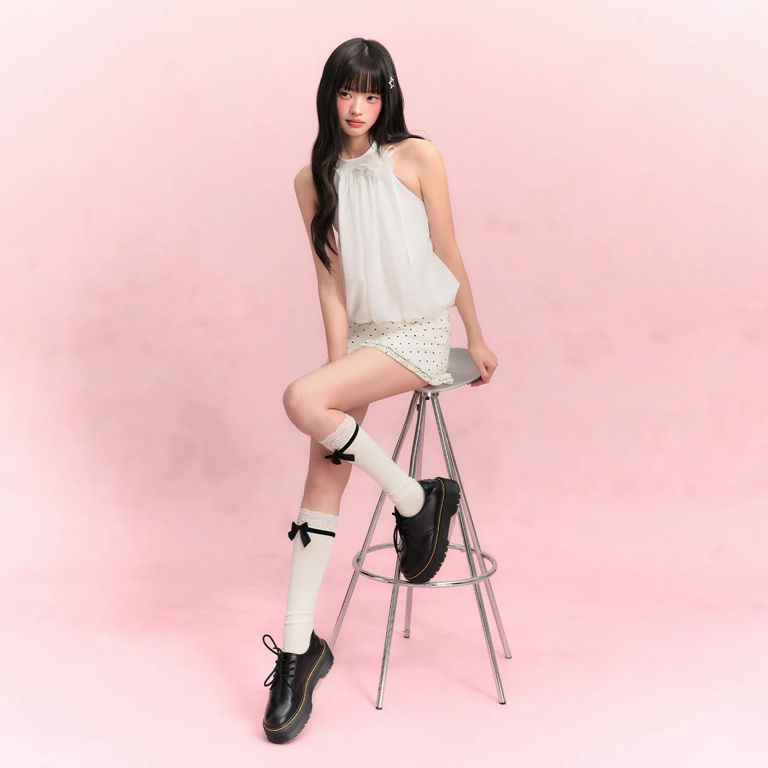Weekendhub フラワートップス・スカート（単品）