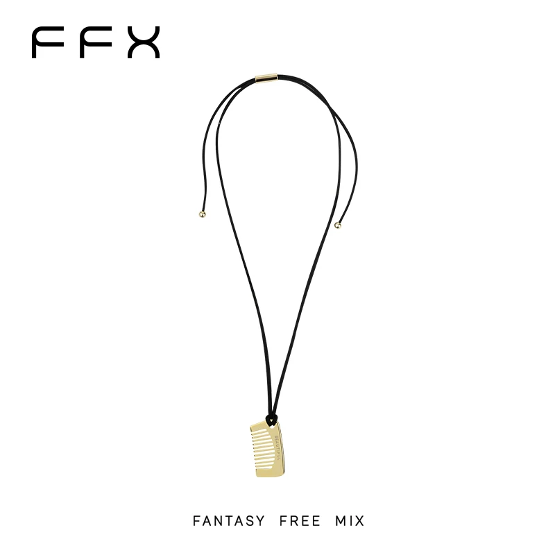 FFX コームモチーフロングネックレス