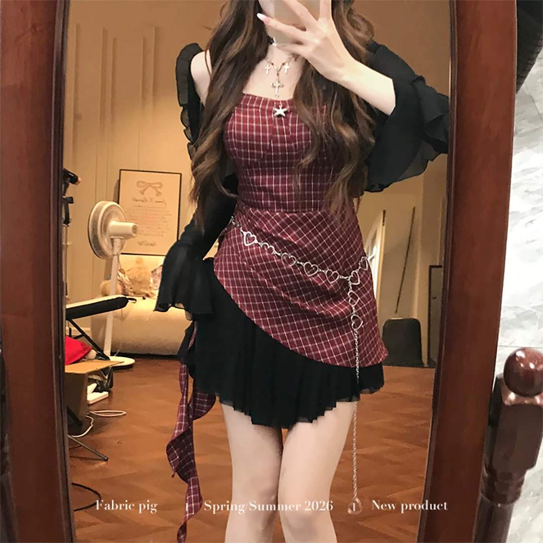 fabricpig チェック柄ワンピースコーデ（単品・セット）