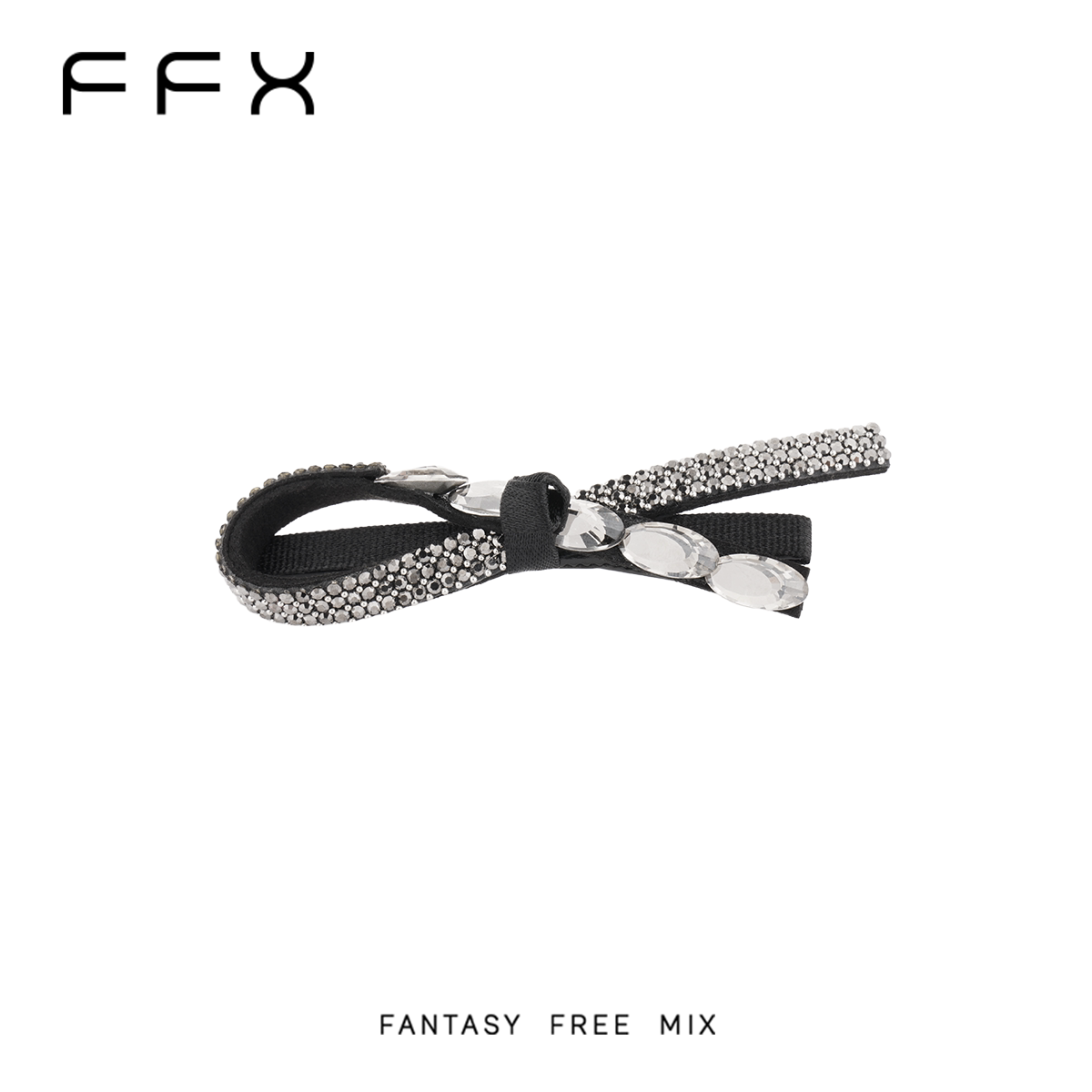 FFX リボンビジューヘアクリップ