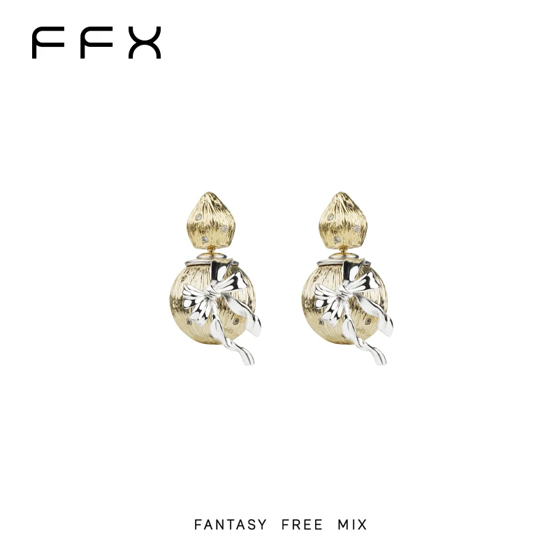 FFX リボンスタッドピアス