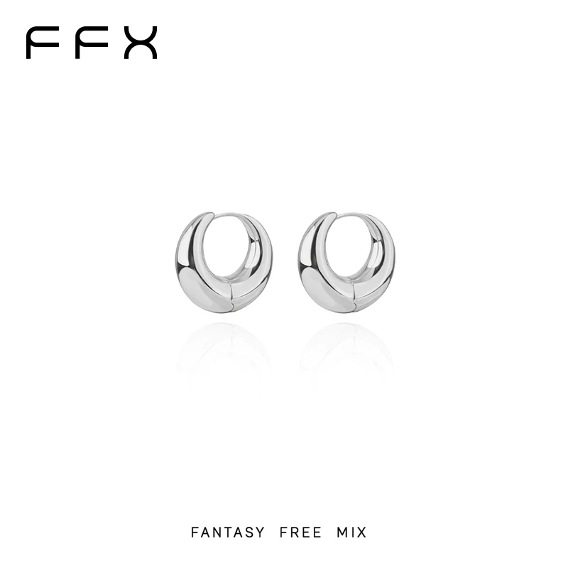 FFX メタルしずく型フープピアス