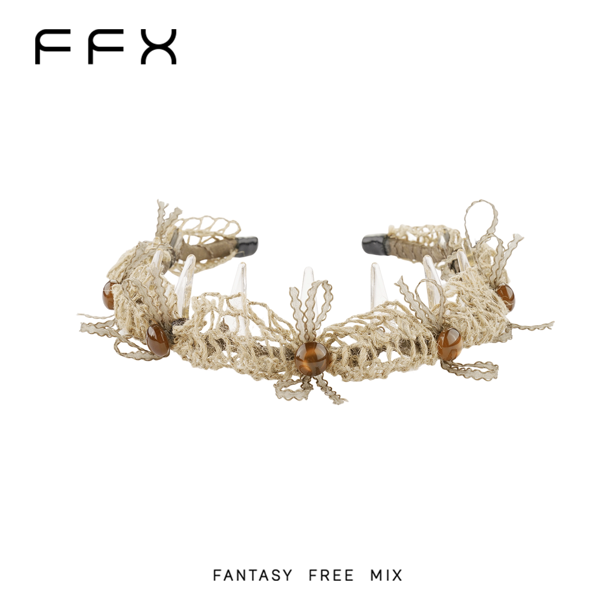 FFX 編み込みボリュームカチューシャ