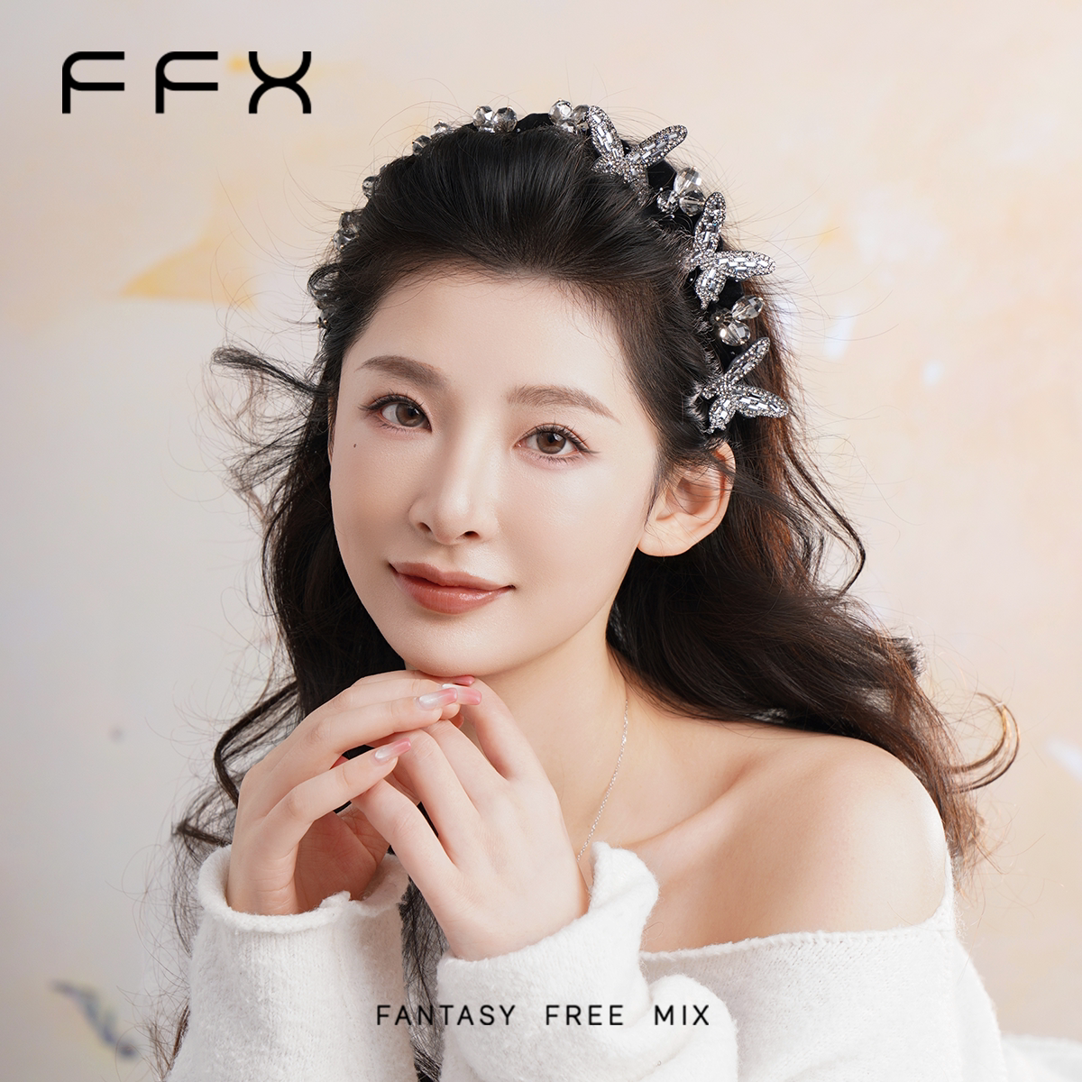 FFX 蝶モチーフボリュームカチューシャ
