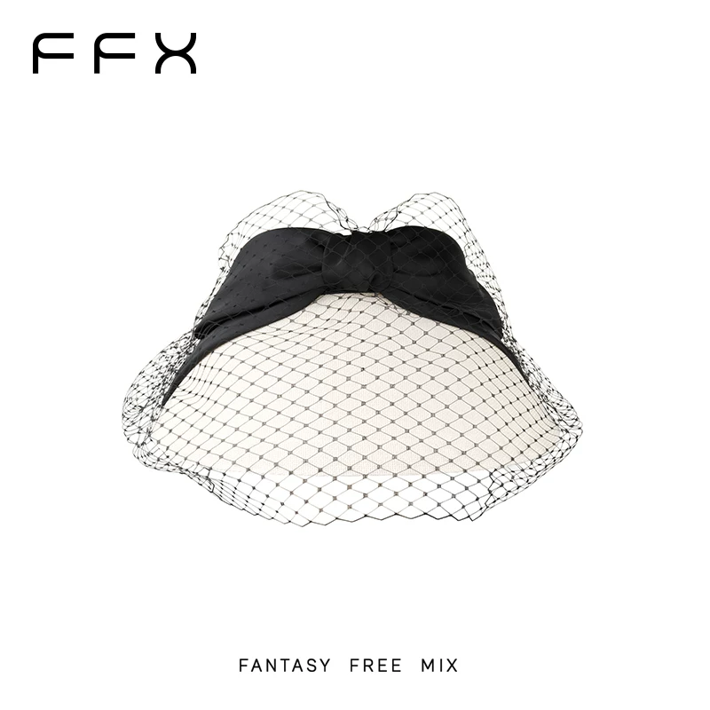 FFX ペーパー編みリボンサンバイザー