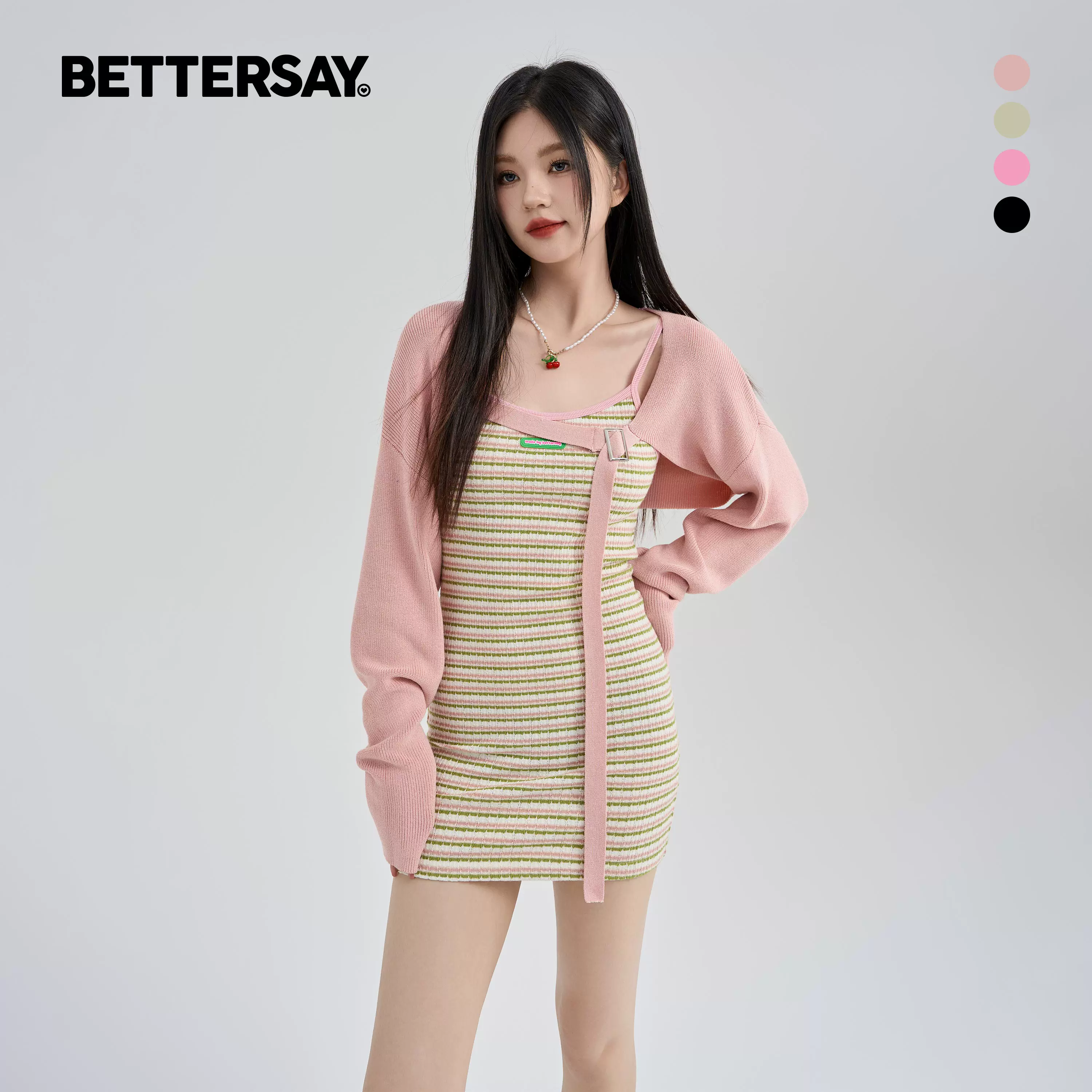 BETTERSAY ホルターネックニットベスト