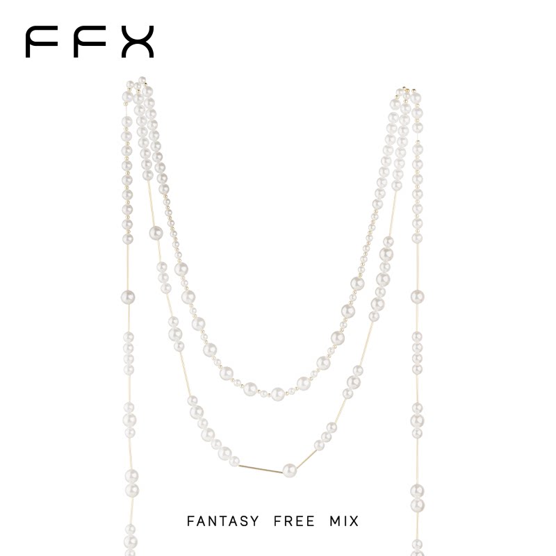 FFX フリンジダブルラインネックレス
