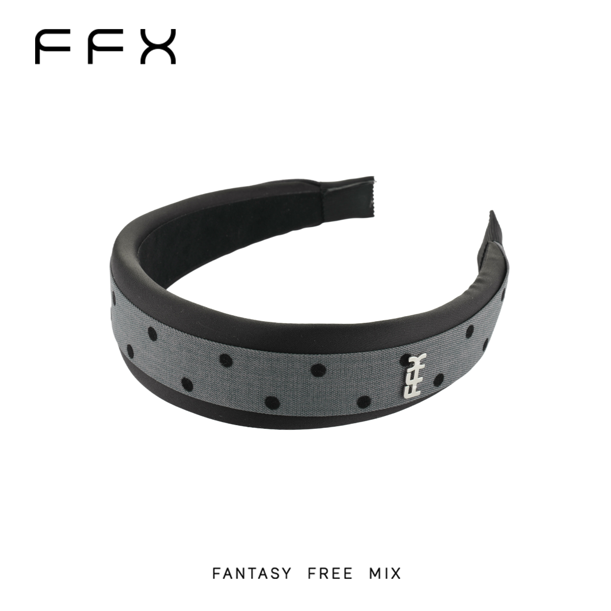 FFX ドット柄ボリュームカチューシャ