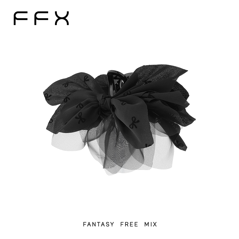 FFX チュールリボンバンスクリップ