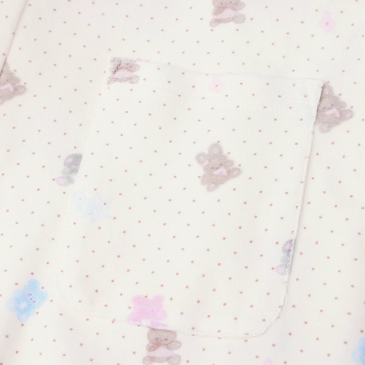 ablueberry ドット柄ストレートパンツ