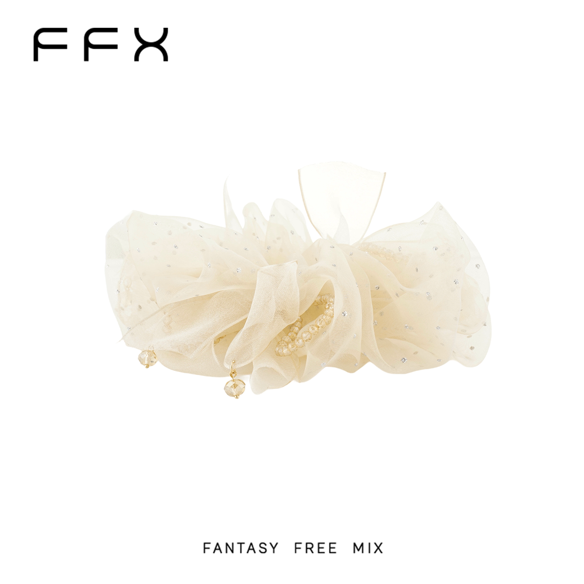 FFX ラメボリュームヘアゴム