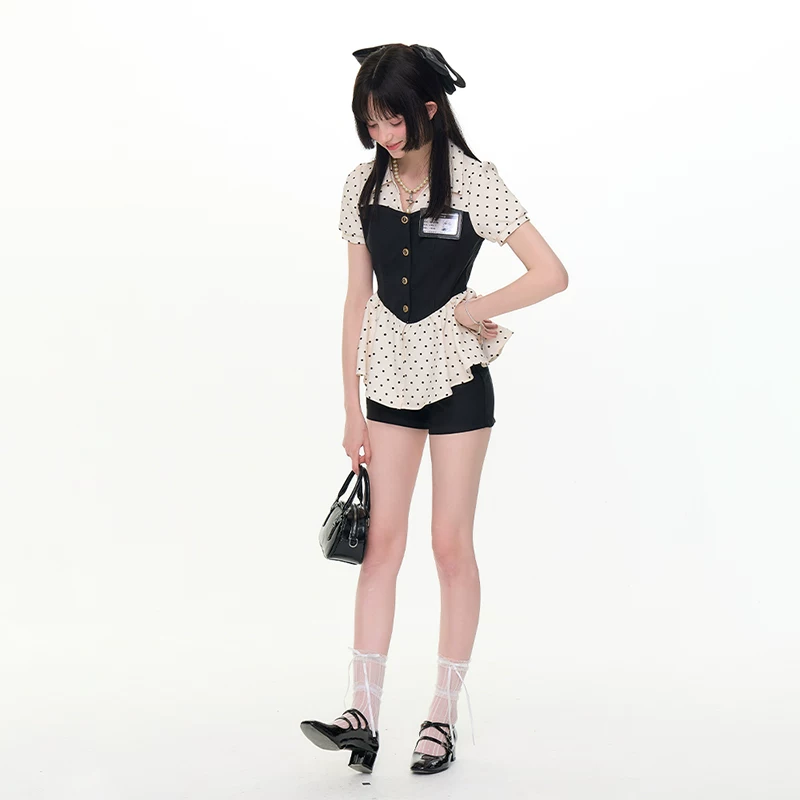 fabricpig ドット柄シャツコーデ（単品・セット）
