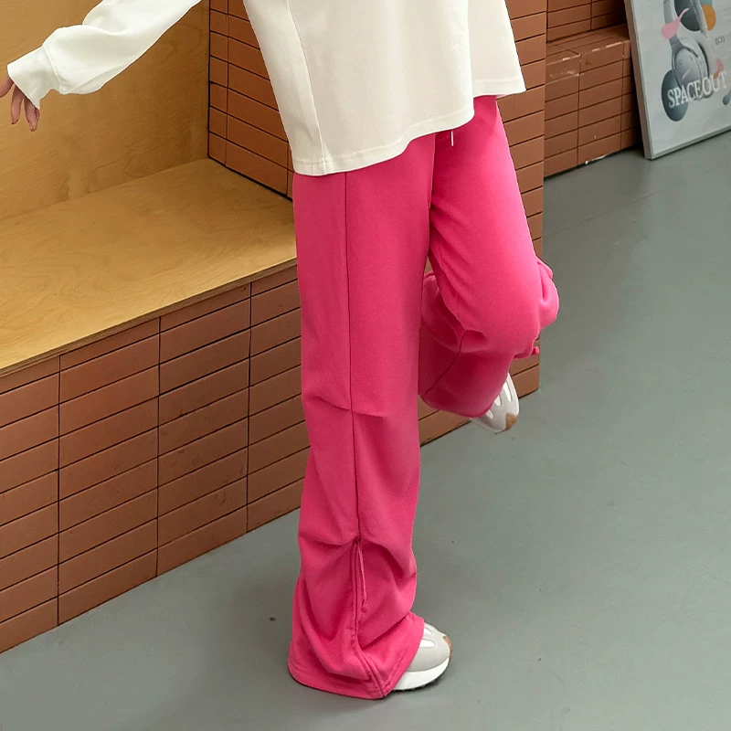 BETTERSAY ドローストリングフレアパンツ