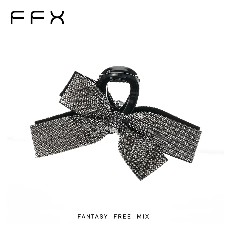 FFX ギャザーリボンバンスクリップ