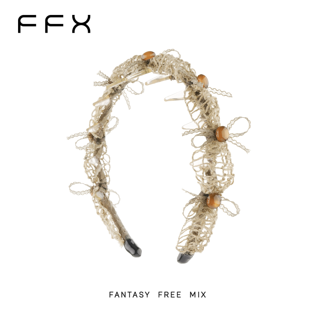 FFX 編み込みボリュームカチューシャ