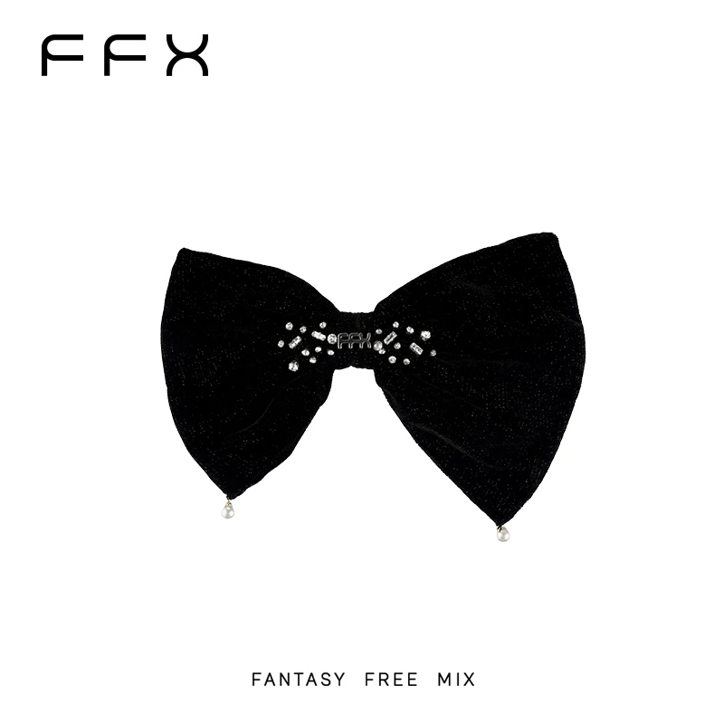 FFX ラメリボンヘアクリップ