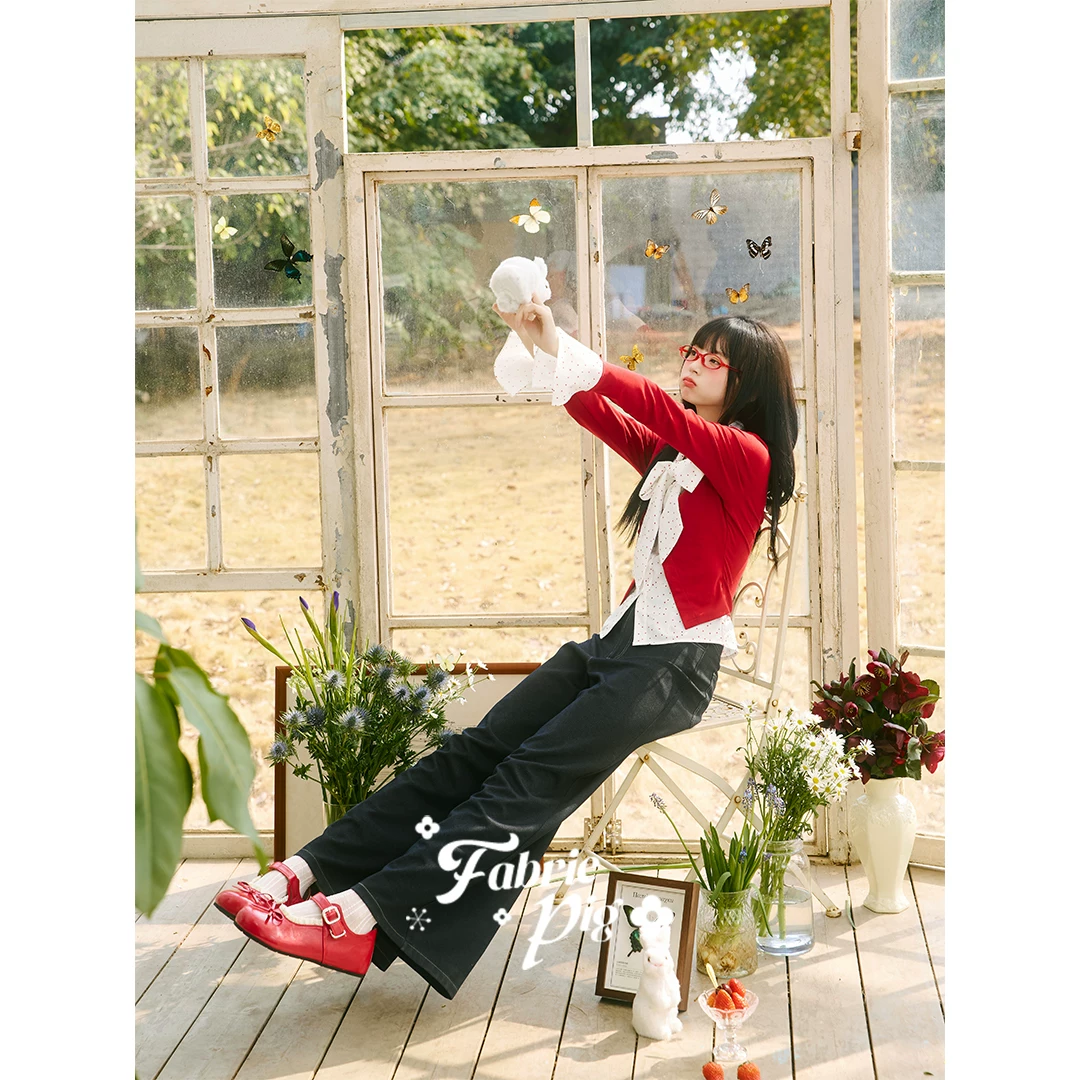 fabricpig ドット柄シャツスクールコーデ（単品・セット）