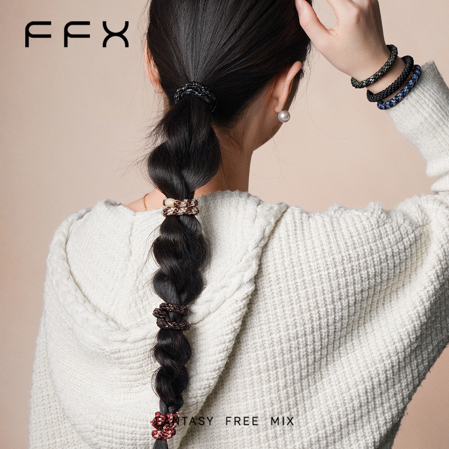 FFX ストレッチボリュームヘアゴム