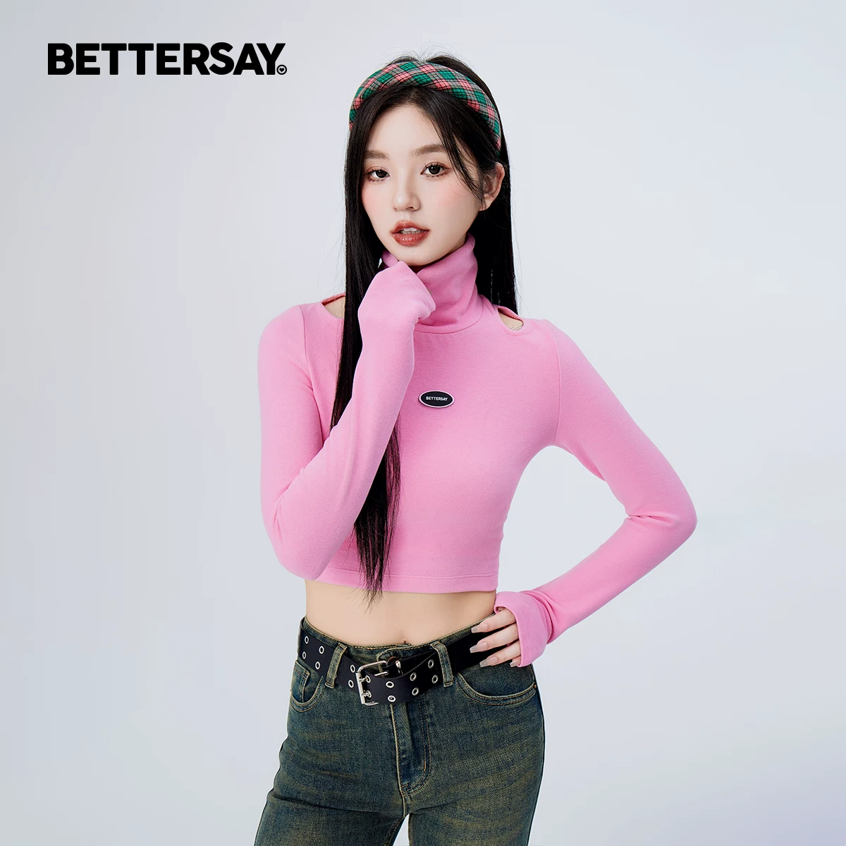 BETTERSAY ショート丈Tシャツ