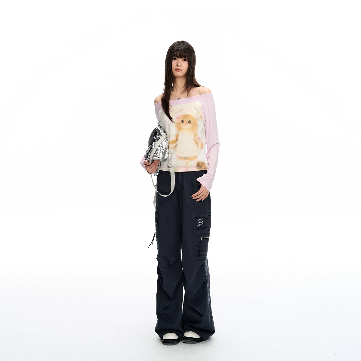ablueberry ジップカーゴパンツ