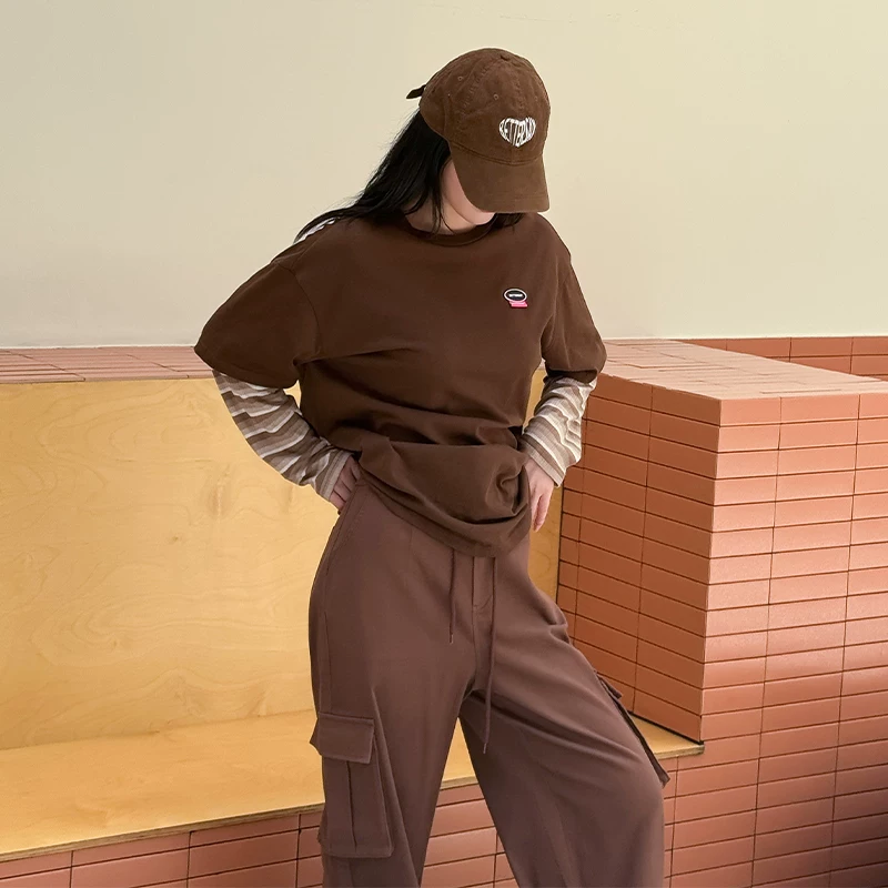 BETTERSAY リボン結びカーゴパンツ