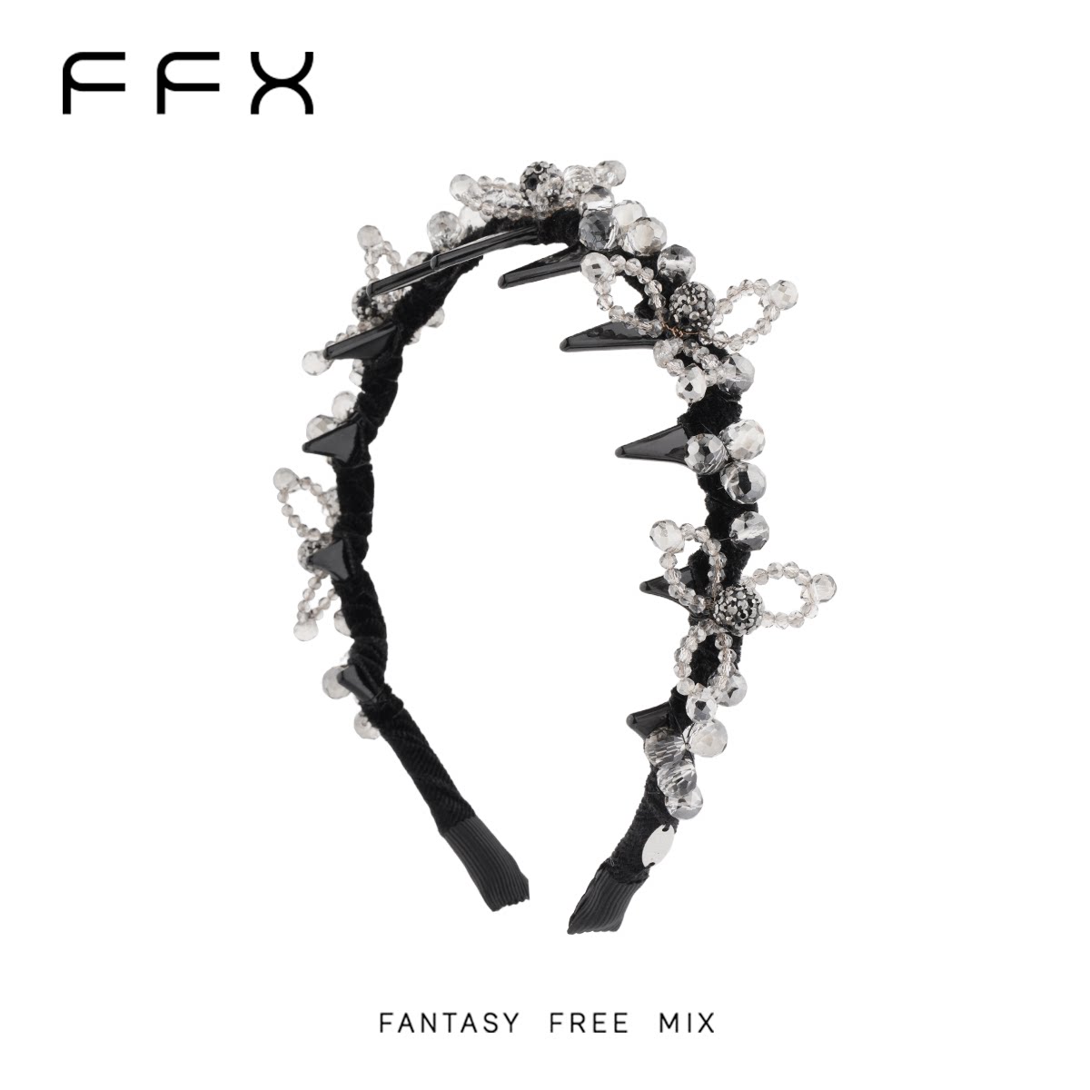 FFX ビジューボリュームカチューシャ