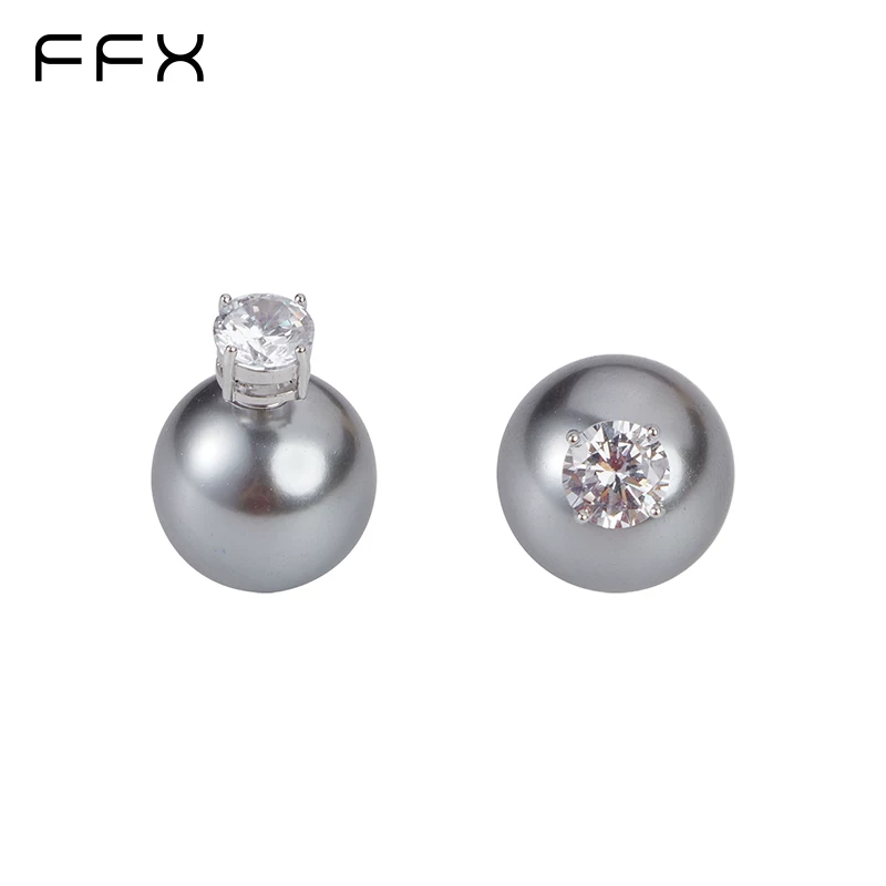 FFX パールモチーフスタッドピアス