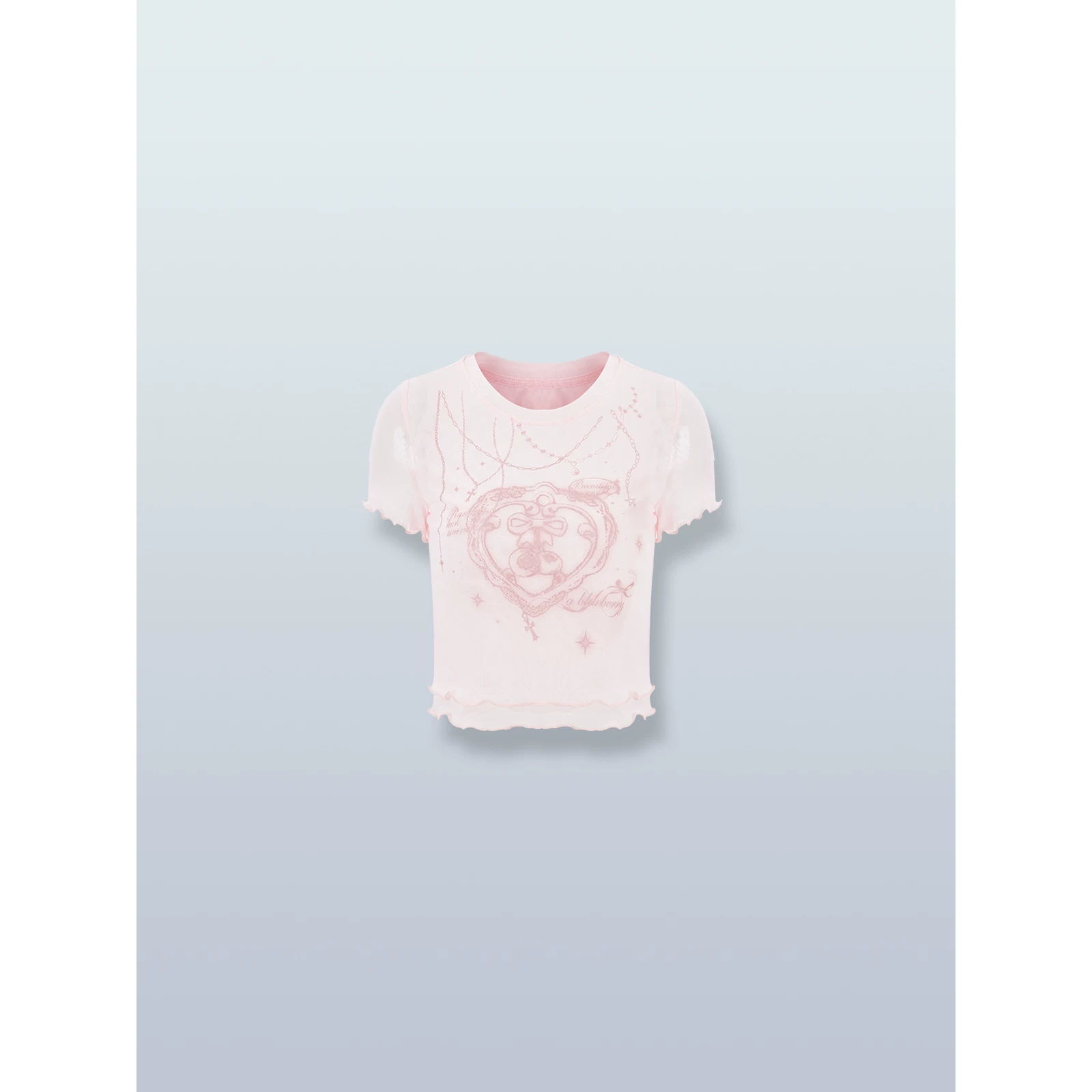 ablueberry フリルTシャツ