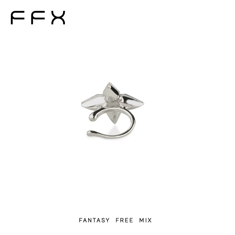 FFX バイカラー星モチーフイヤーカフ