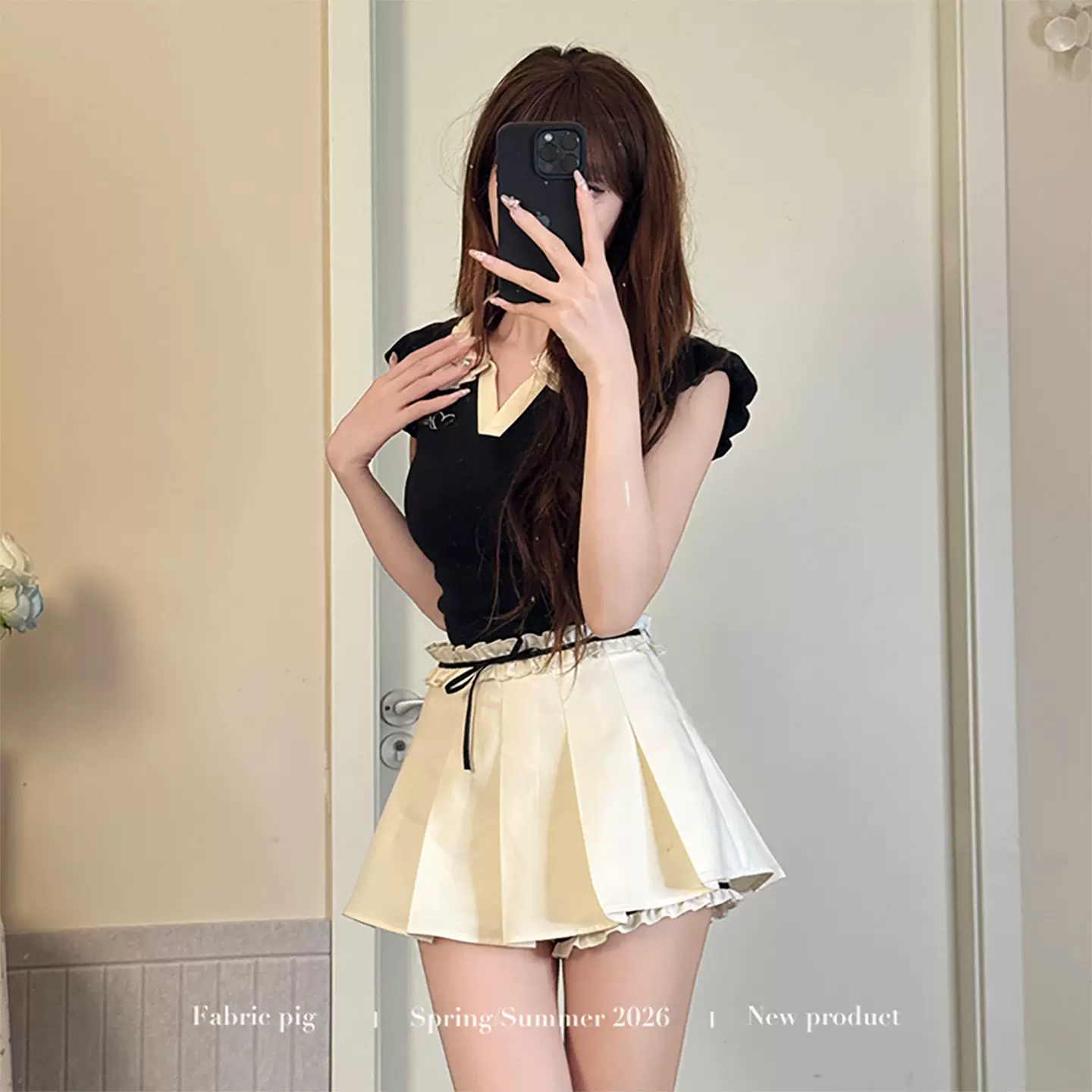 fabricpig Vネックトップススクールコーデ（単品・セット）