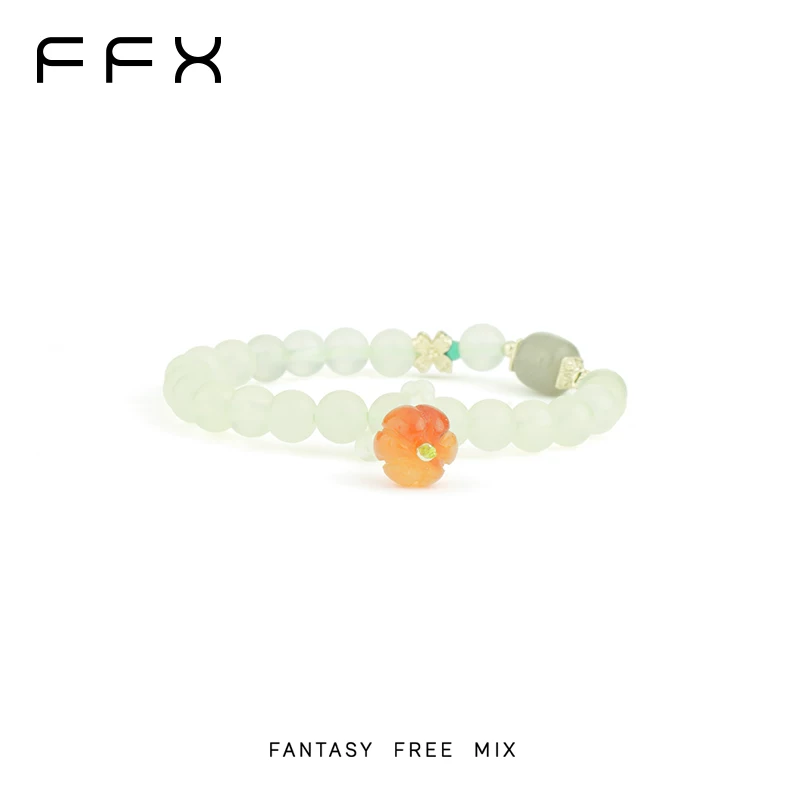 FFX フラワーモチーフビーズブレスレット