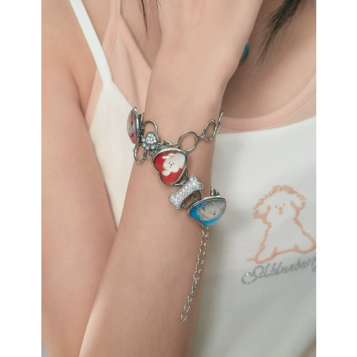 ablueberry 犬モチーフネックレス