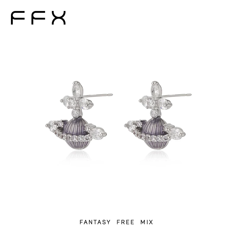 FFX 惑星モチーフスタッドピアス