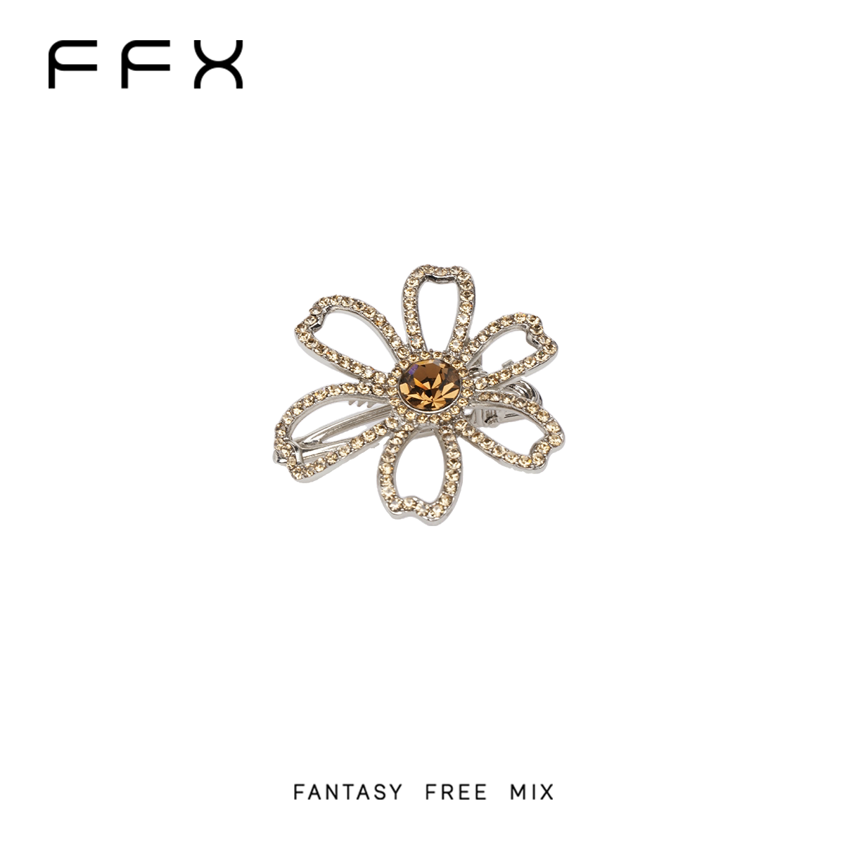 FFX フラワーモチーフヘアクリップ