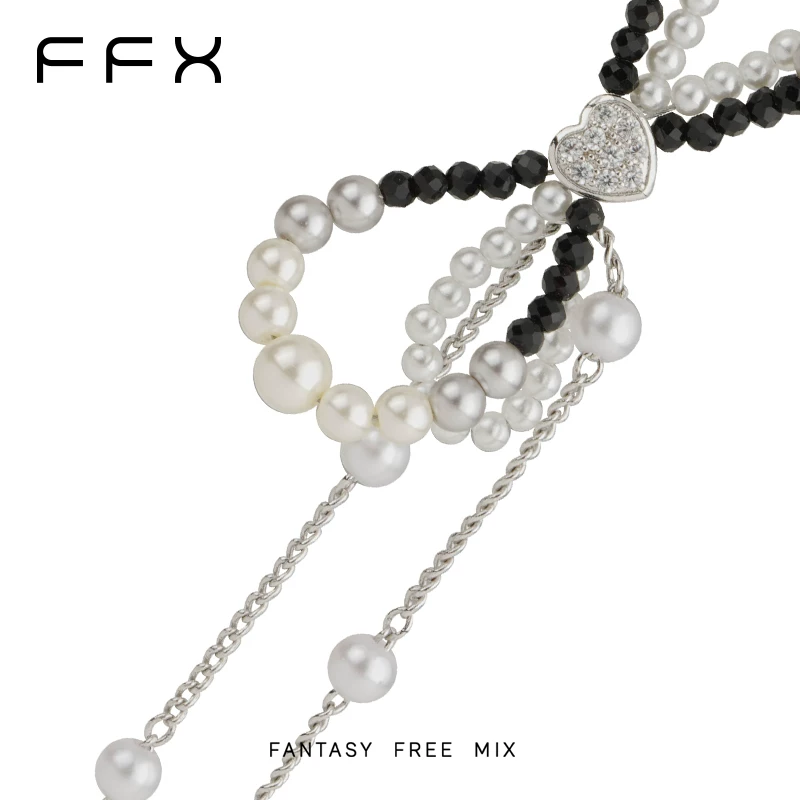 FFX リボンフリンジスタッドピアス