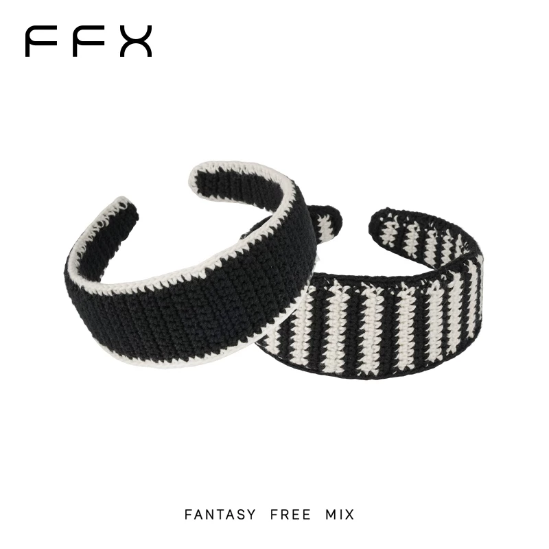 FFX 編み込みワイドカチューシャ