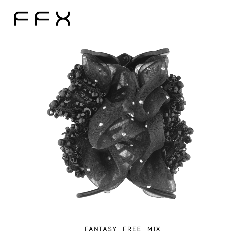FFX フラワーモチーフバンスクリップ
