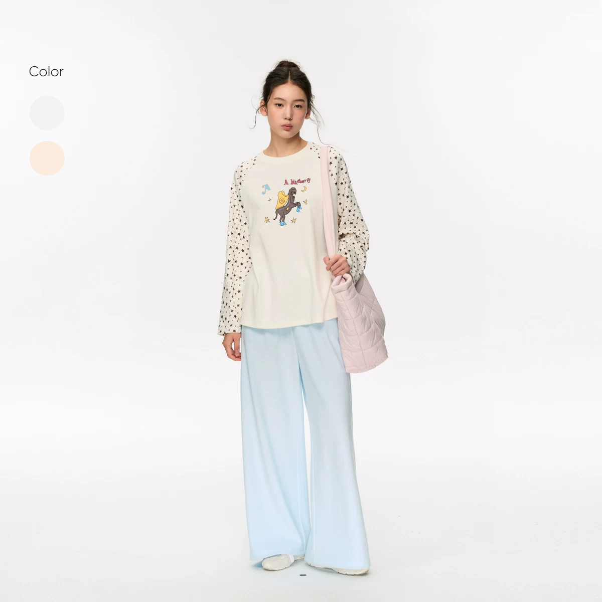 ablueberry 星柄Tシャツ