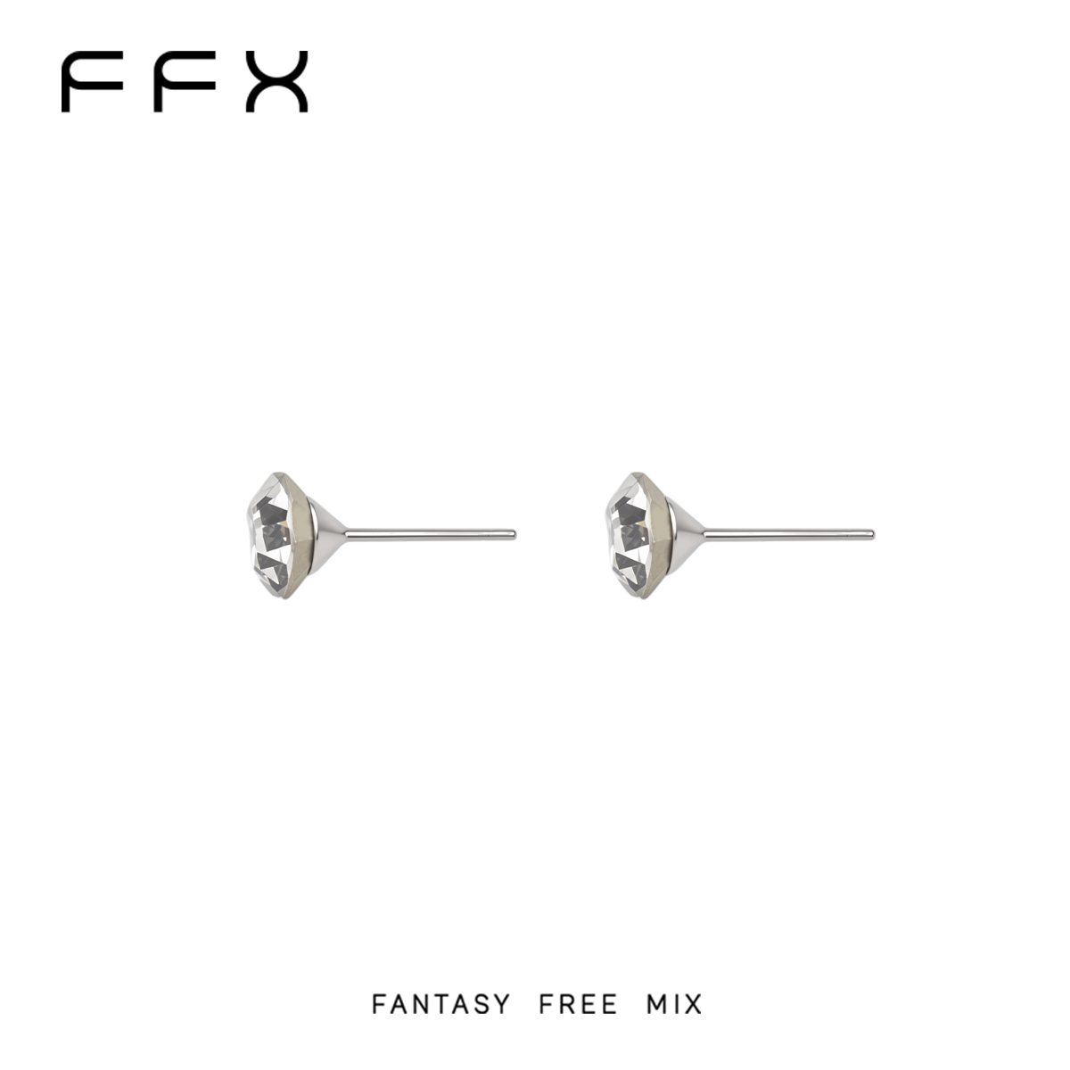 FFX ラメビジュースタッドピアス