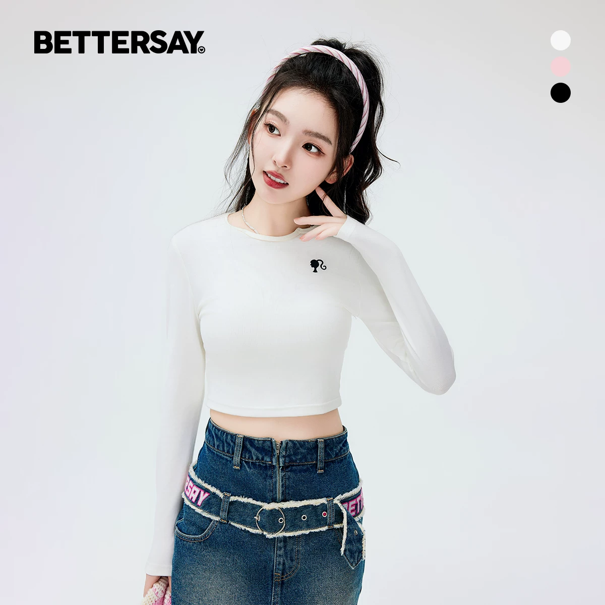 BETTERSAY ワンショルダーTシャツ
