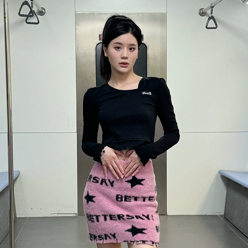 BETTERSAY ワンショルダーTシャツ