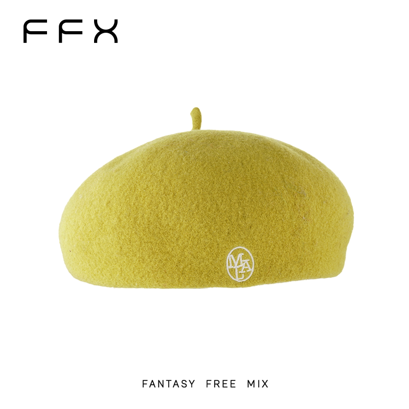 FFX イエロークラシックベレー帽