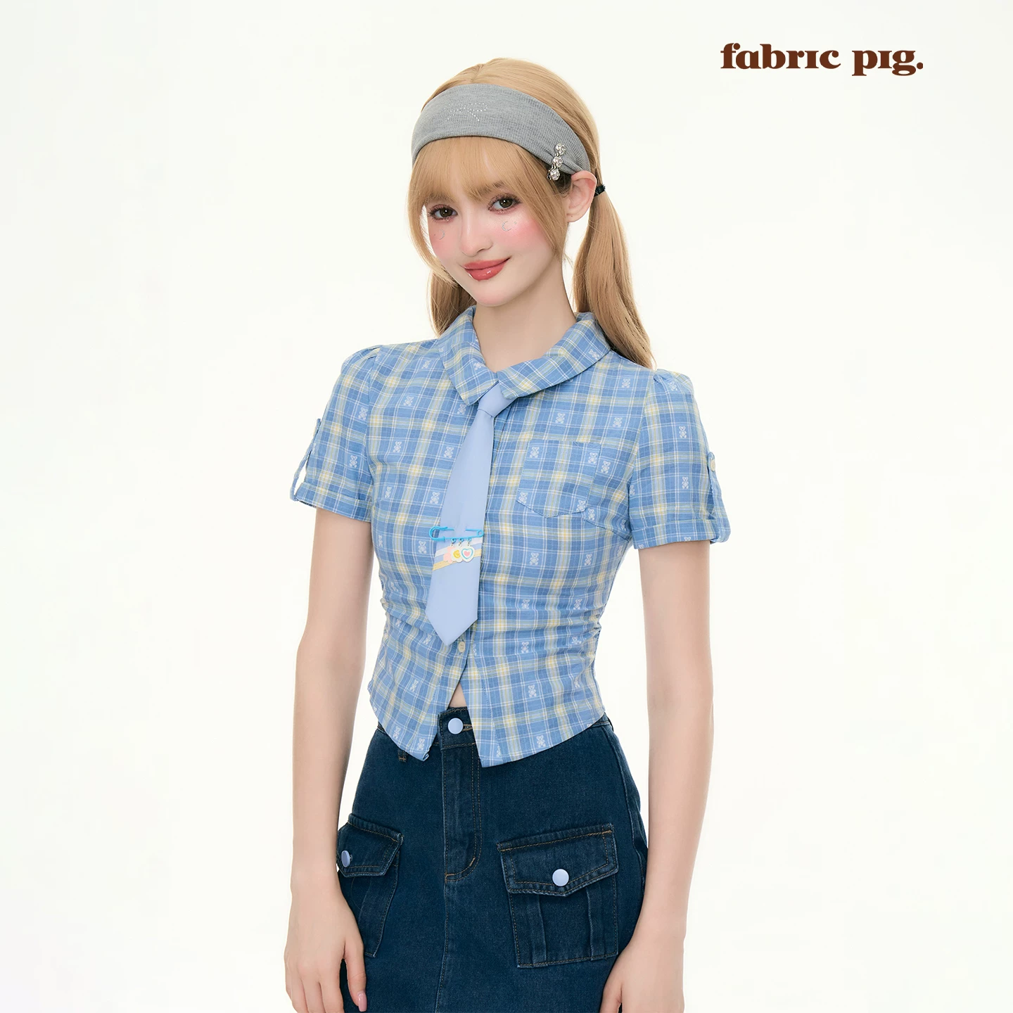 fabricpig チェック柄ブラウスコーデ（単品・セット）