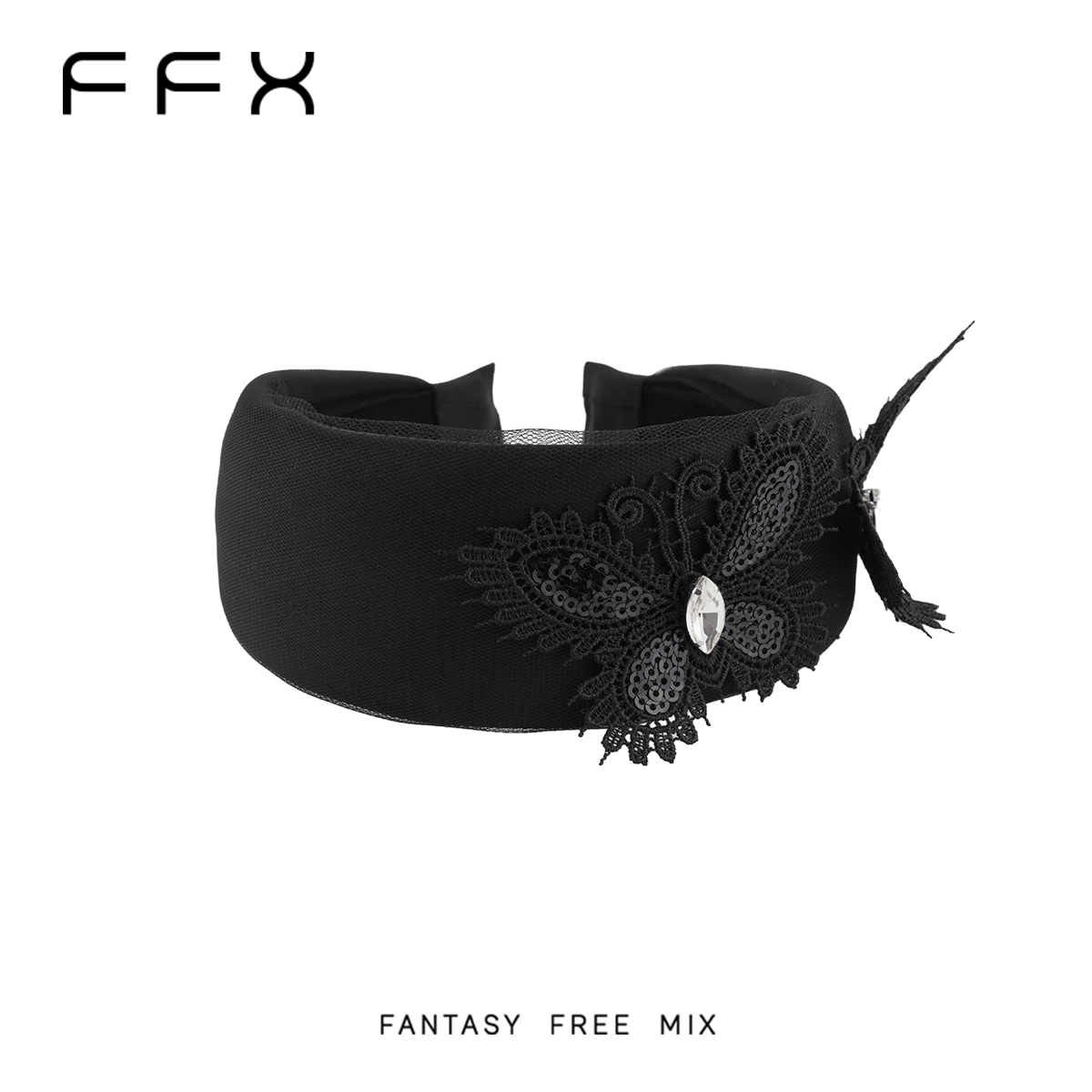 FFX チュール蝶モチーフカチューシャ