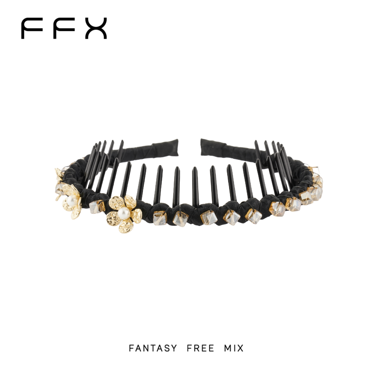 FFX フラワーモチーフカチューシャ