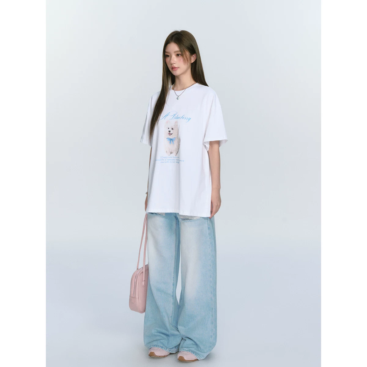 ablueberry デニムワイドパンツ