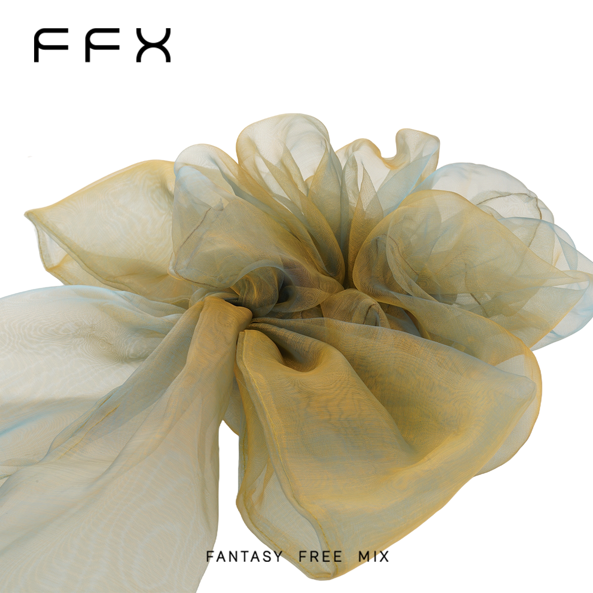 FFX リボン付きシュシュ