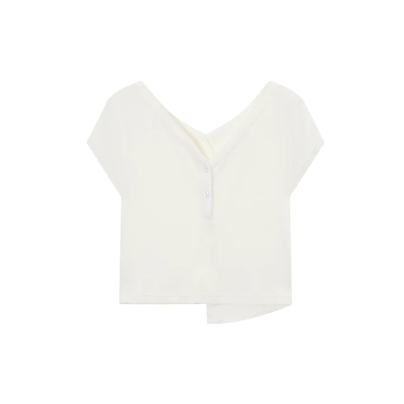 ablueberry VネックTシャツ