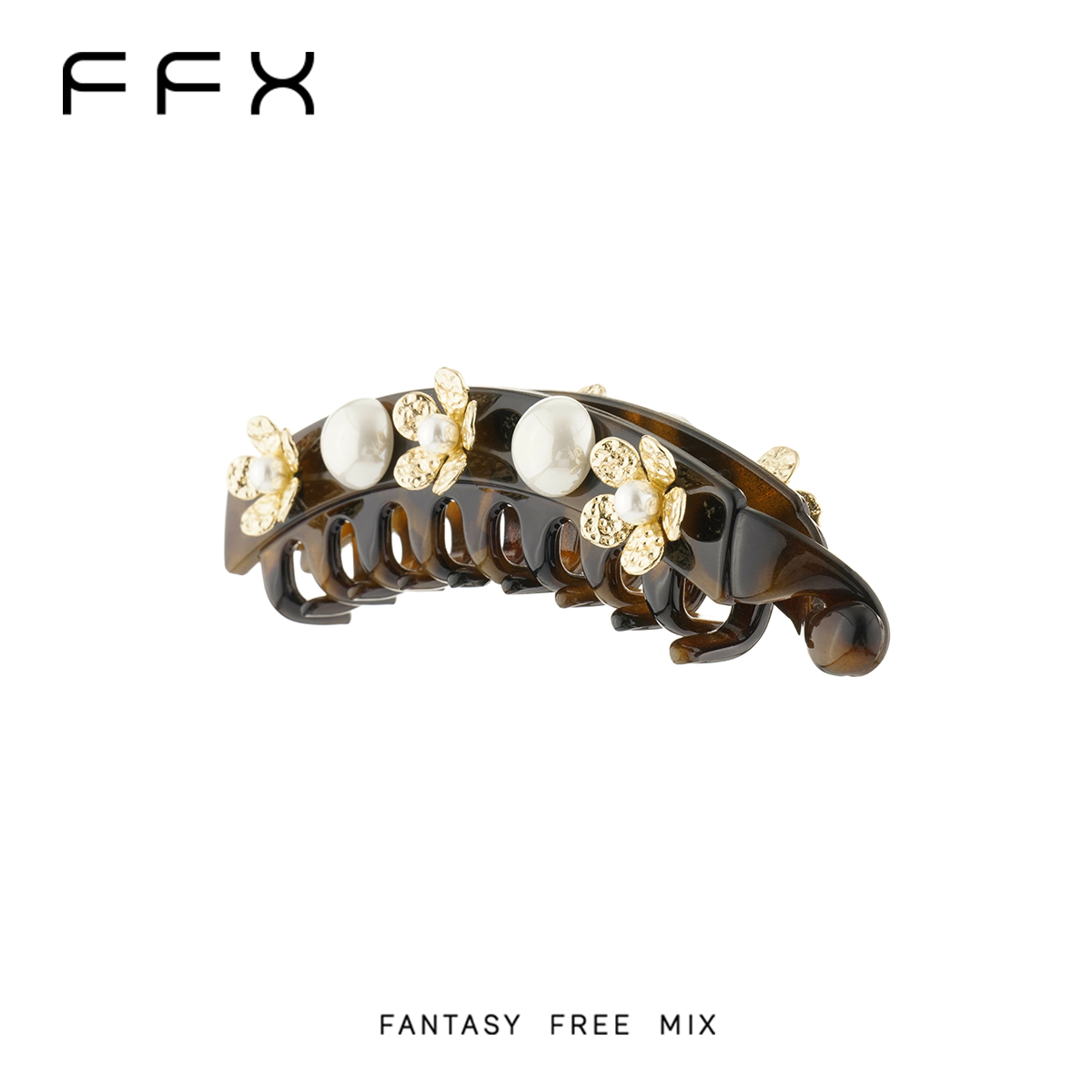 FFX フラワーモチーフバナナクリップ