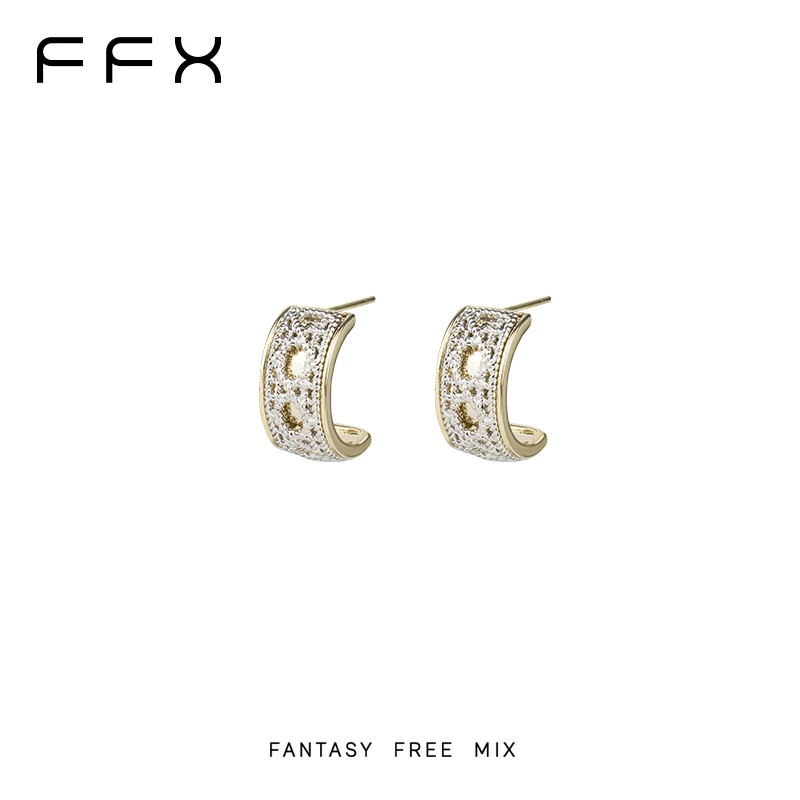 FFX バイカラースタッドピアス
